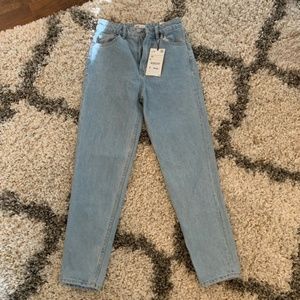 NWT Zara blue mom jeans